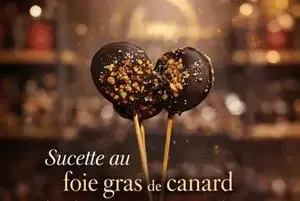 Sucette au foie gras de canard